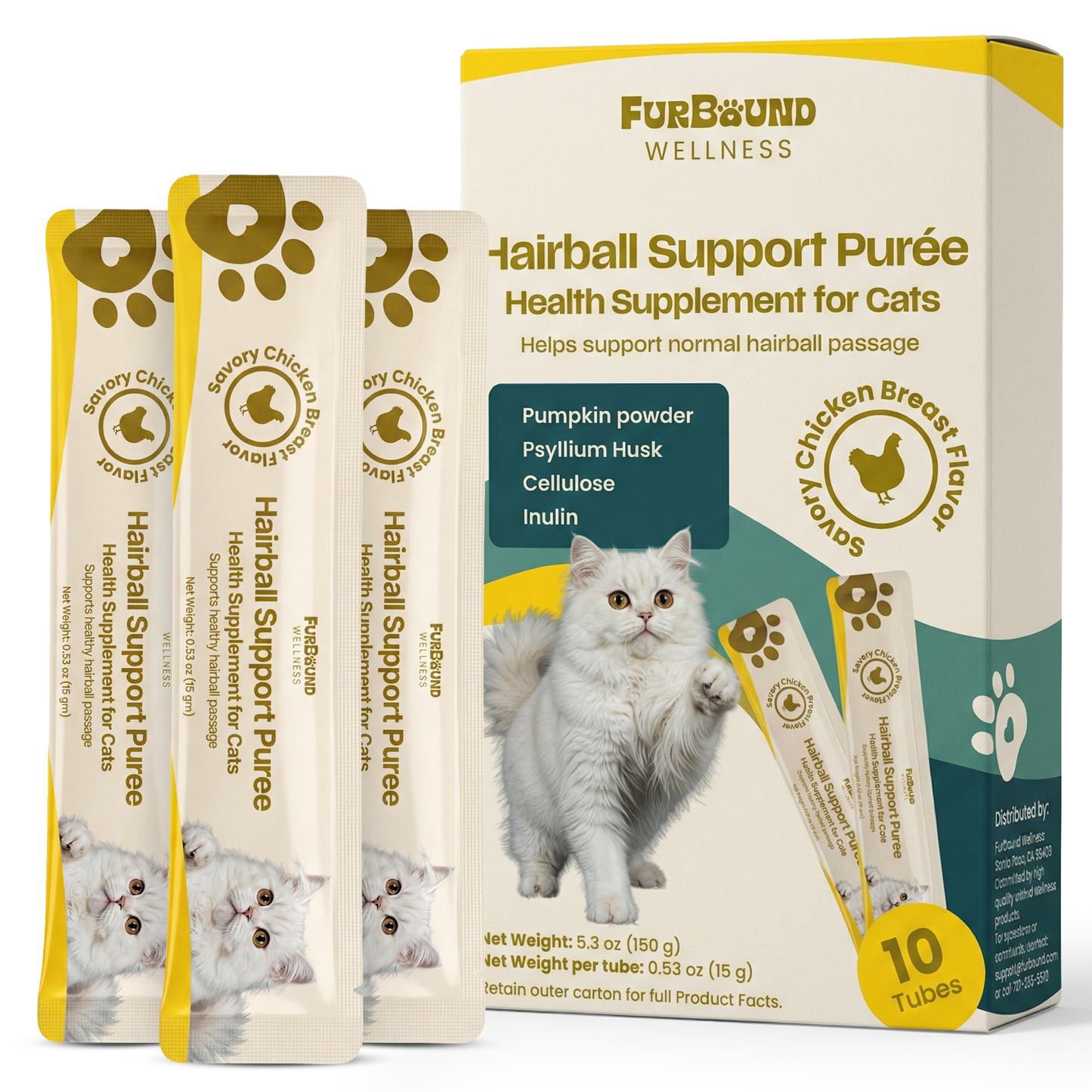 FurBound Wellness Cat Health Supplement Purée